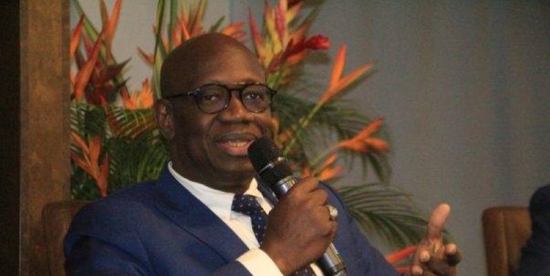 Le Directeur général, Dramane Coulibaly, face à la presse. (DR)