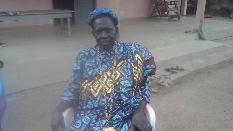 Le chef d’Agbossou, Nanan Kouadio Théophile, pilote l'organisation au niveau de la chefferie traditionnelle. (DR)