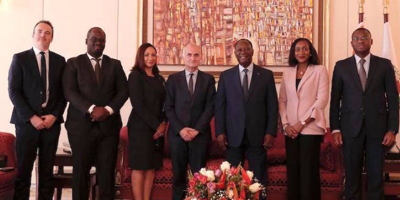 Le président de Canal  International a été reçu ce jeudi par le Président Ouattara. (Dr)