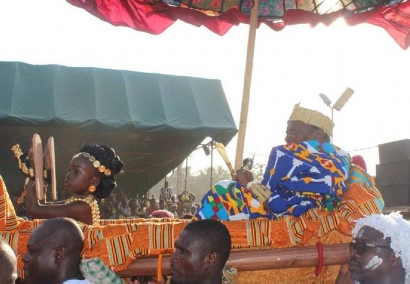 La symbolique de la 1ère sortie du roi des N’Zima-Kotoko (DR)