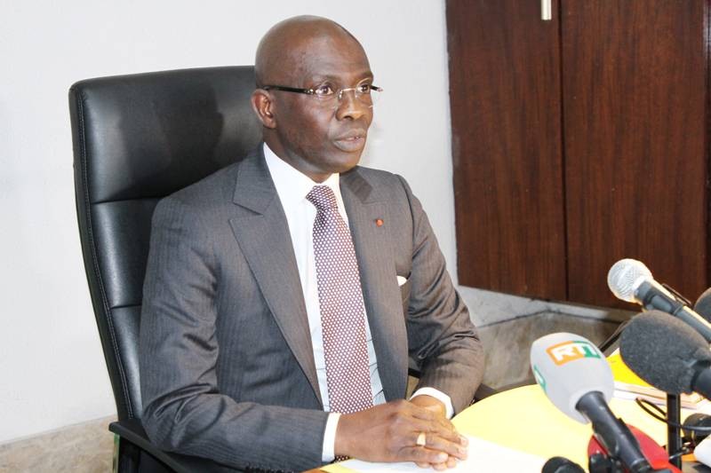 Le procureur de la République, Adou Richard a informé la presse sur les raisons des poursuites lancées contre Guillaume Soro en dépit de sa qualité d’ancien président de l’Assemblée nationale. (Joséphine Kouadio)