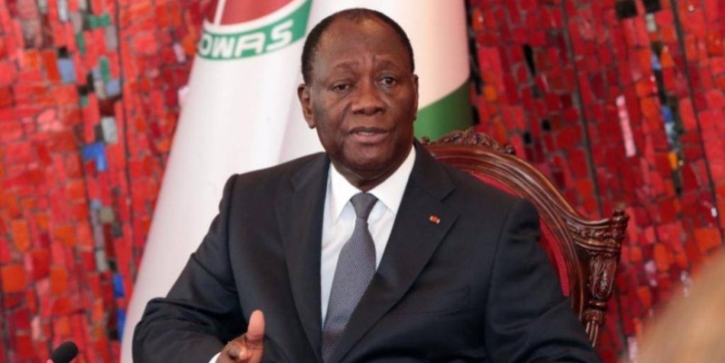Le président Alassane Ouattara