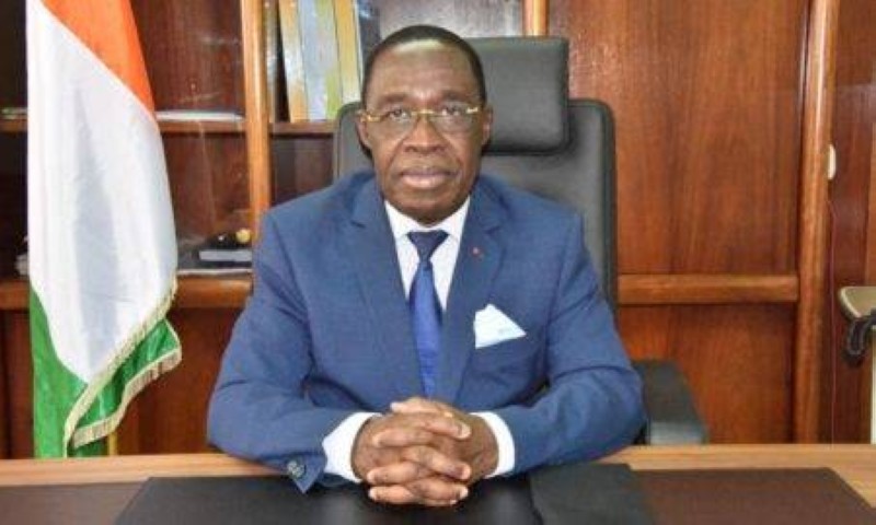 Dr. Eugène Aka Aouélé, le ministre de la Santé et de l'Hygiène publique. (Dr)