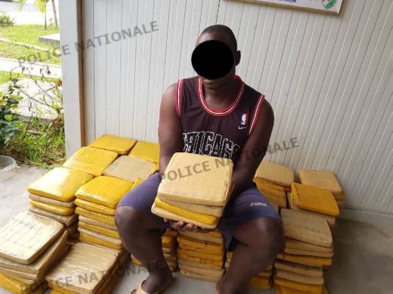 saisie de drogue à Abobo. (Dgpn)