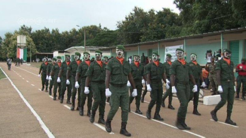 Des éléments de la Brigade Spéciale de Surveillance et d’Intervention (Bssi) en formation (DR)