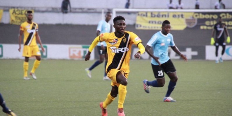 L'Asec a pris le dessus sur l'Afad à la 15e journée de la Ligue1. (DR)