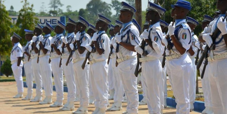 Une vue des élèves gendarmes. (DR)