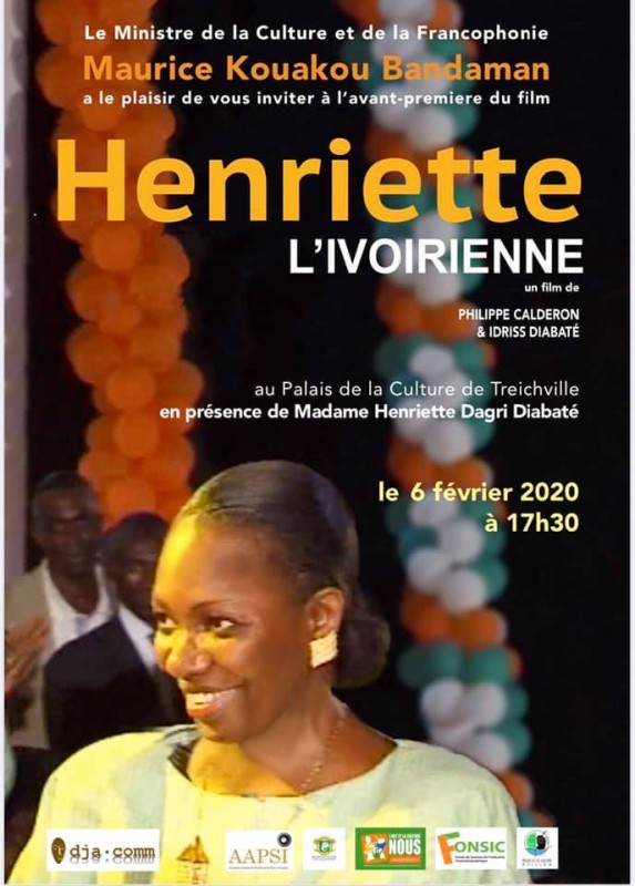 L'affiche du film "Henriette, l'Ivoirienne"