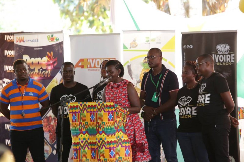 Martine Gatabazi, directrice marketing de Brassivoire lors de son intervention (DR)