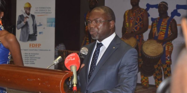 Le secrétaire général du FDFP, Ange-Léonid Barry Battesti a dressé le bilan de l'année 2019. (DR)