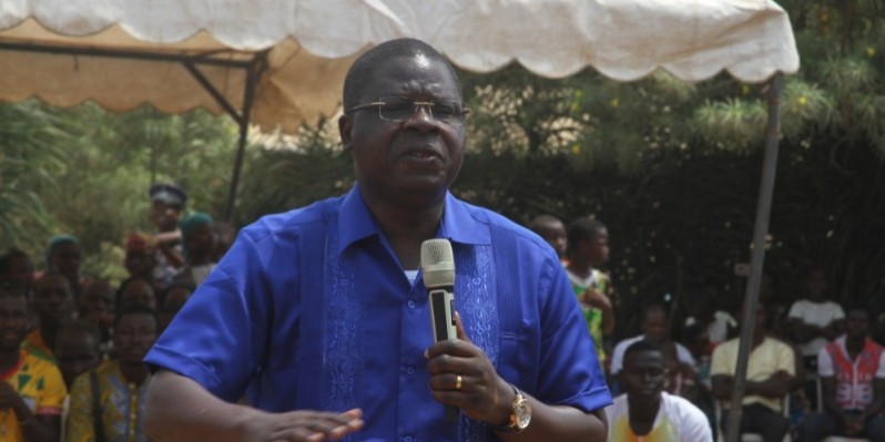 Le ministre Amedé Koffi Kouakou à Moh. (Véronique Dadié)
