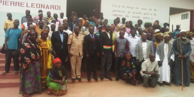 Le député Sako Mamadou a sensibilisé les populations au conflit éleveurs-agriculteurs. (DR)