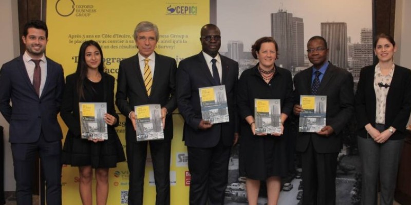 A la célébration de ses 5 ans de recherche économique en Côte d’Ivoire, le cabinet Oxford business group (Obg), a publié une enquête sur la situation économique du pays. (Dr)