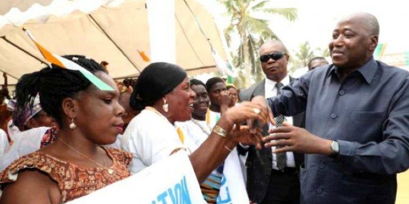Le Premier ministre Amadou Gon Coulibaly en visite de 72h dans la région du Gbôklè. (Dr)