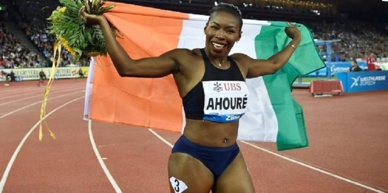 La sprinteuse ivoirienne, Murielle Ahouré. (DR)