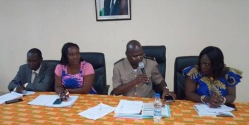 Les autorités d'Agboville sensibilisent la population au recensement général qui débutera en avril 2020. (DR)