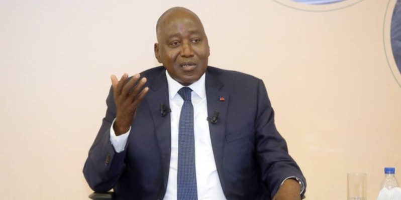 Amadou Gon Coulibaly, Premier ministre ivoirien, ministre du Budget et du Portefeuille de l’État. (Bosson Honoré)