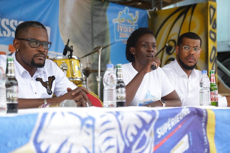 Directrice Marketing de Brassivoire, Martine GATABAZI. au centre (DR)