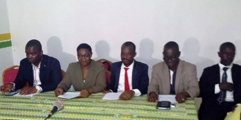 Des membres du Groupement des partis politiques pour la paix. (Ph: Dr) 