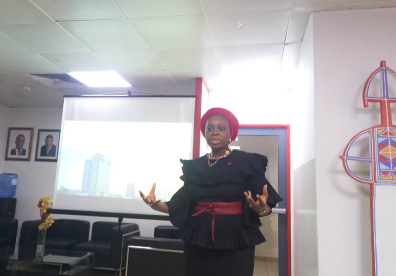 Mme Sarata Koné Thiam, directrice générale de UBA-Côte d'Ivoire (Ph:Salif D. CHEICKNA)