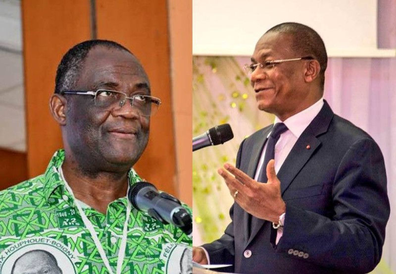 Maurice Guikahué et Bruno Nabagné Koné (DR)