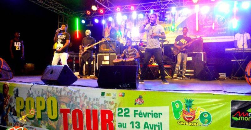 Plusieurs artistes sont venus communier avec les populations de Grand-Bassam. (DR)