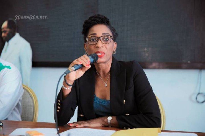 Mme Diomandé Djènèbou Zongo, directrice de la communication du PDCI-RDA (DR)