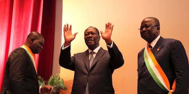 Le Président Ouattara s'est adressé à la Nation depuis Yamoussoukro. (Dr)