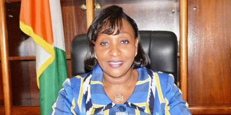 Raymonde Goudou-Coffie, ministre de la Modernisation de l’administration et de l’Innovation du service public. (Dr)