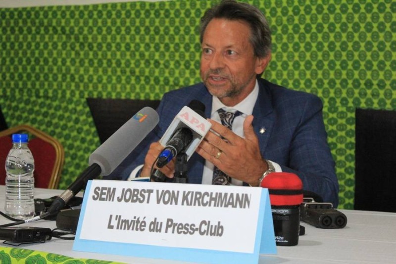 Jobst Von Kirchmann, l’ambassadeur de l’Union européenne en Côte d’Ivoire. (DR)