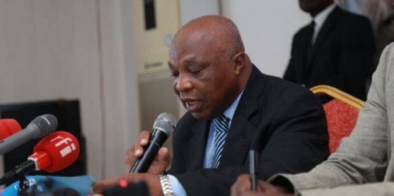 Assoa Adou était face à la presse ce mercredi. (Dr)