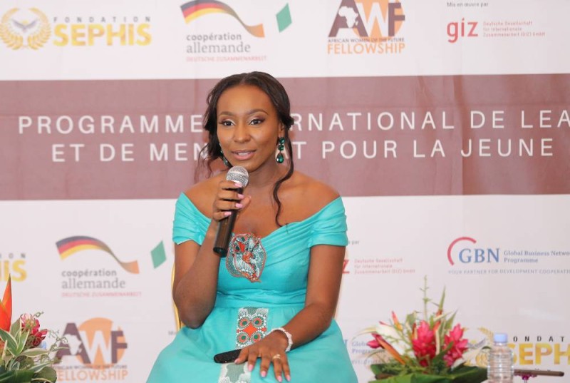 Mme Sefora Kodjo-Kouassi, présidente de la Fondation Séphis, initiatrice du programme "African women of the future fellowship" (AWF).