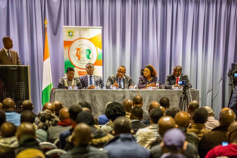 Le Président de la Commission Electorale Indépendante (CEI), Ibrahime Coulibaly-Kuibiert, conduit une délégation en France depuis le 4 mars 2020.