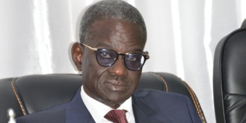 Le chef de la délégation, Doudou Ndir, président de la Commission électorale nationale indépendante du Sénégal (Monsan Julien)