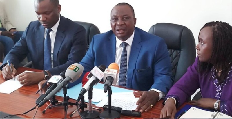 Kobenan Kouassi Adjoumani, porte-parole du Rassemblement des houphouétistes pour la démocratie et la paix (Rhdp). (Poro Dagnogo)