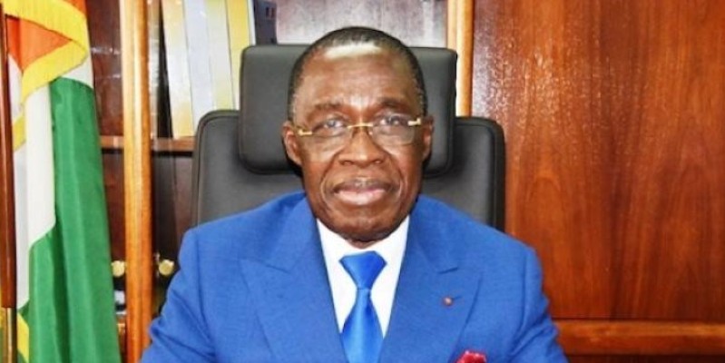 Eugène Aka Aouélé, ministre de la Santé et de l'Hygiène publique. (Dr)
