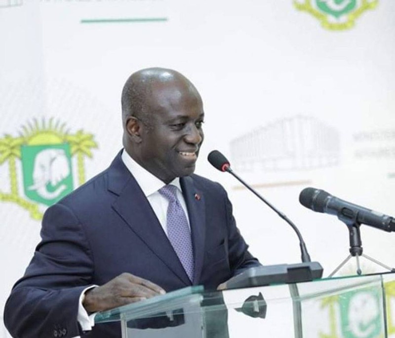 Le ministre Marcel Amon-Tanoh