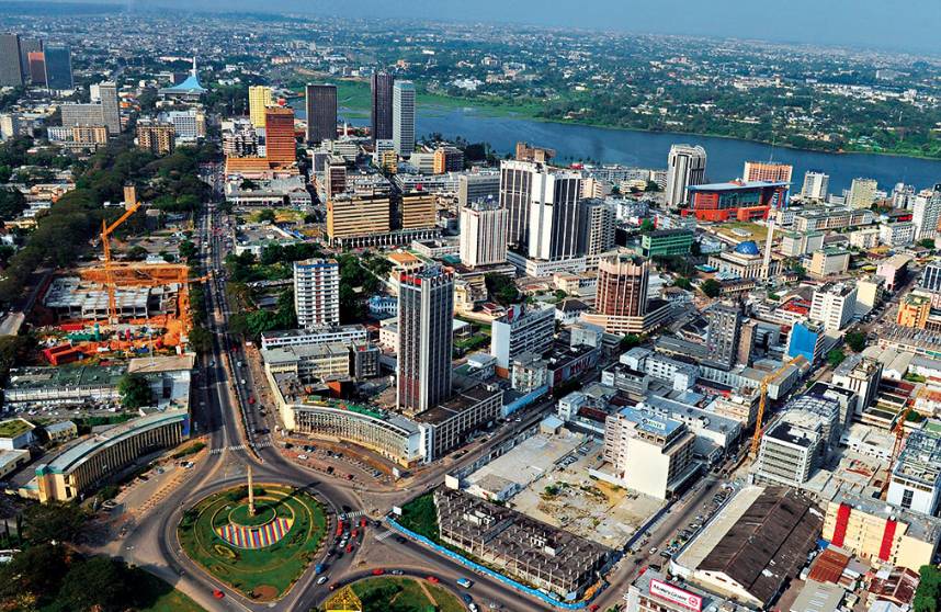 Une vue de la commune du Plateau (Abidjan). (DR)