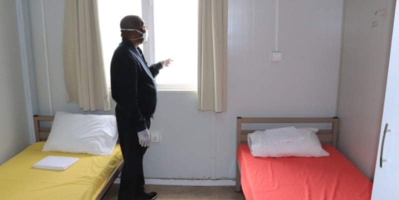 Le ministre Siandou Fofana dans une chambre double. (DR)