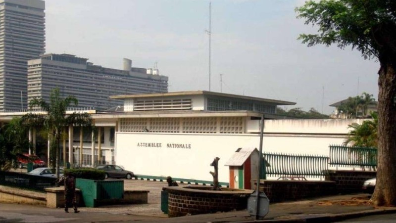 L'Assemblée nationale de Côte d'Ivoire au Plateau 