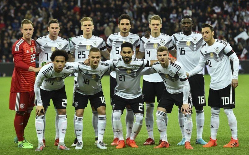 L'équipe de football allemande. (DR)