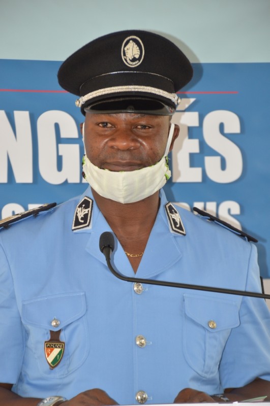 Le commissaire principal Bleu Charlemagne, porte-parole de la police nationale. (DR)
