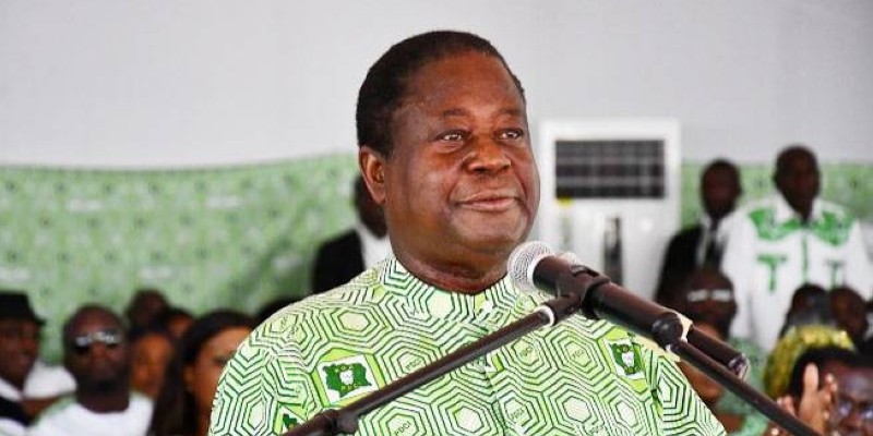 Aimé Henri Konan Bédié, président du Pdci-Rda. (DR)