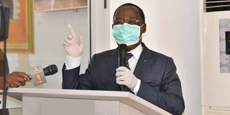 Le ministre de la Santé et de l'Hygiène publique, Dr Eugène Aka Aouélé. (DR)
