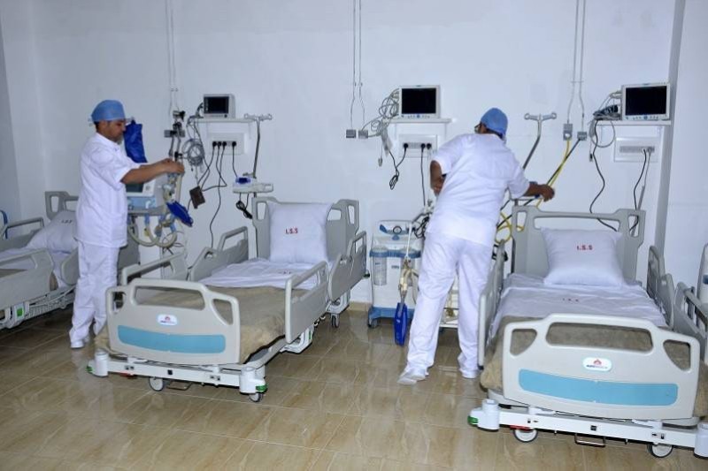 Hopital militaire de campagne à Benslimane (DR)