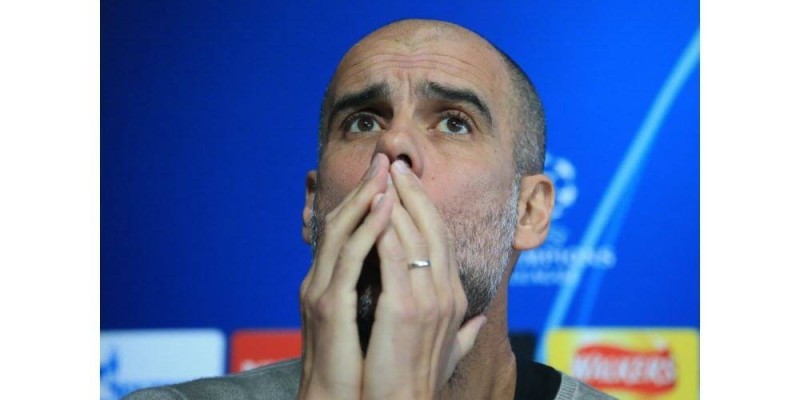 Pep Guardiola, entraîneur de Manchester City