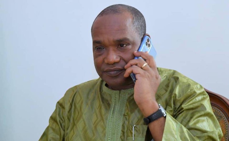 Le ministre des Affaires Étrangères du Burkina Faso, Alpha Barry