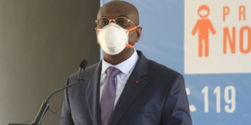 Félix Anoblé explique le soutien aux Pme. (Sébastien Kouassi)