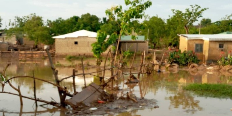Des habitations sous des eaux. (DR)