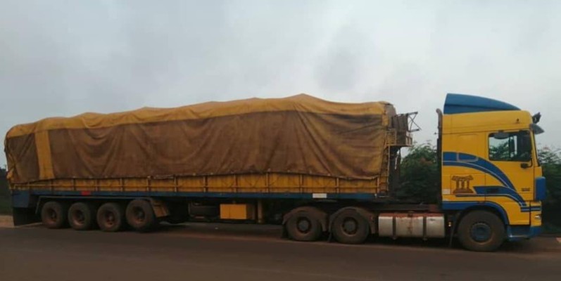 Une vue de l'un des camions. (DR)